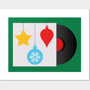 Xmas Vinyl Music | Christmas Ornament Posters and Art